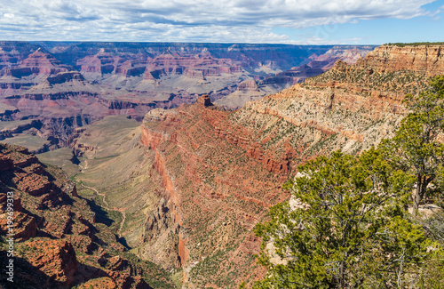 Scenic Grand Canyon South Rim Landscape