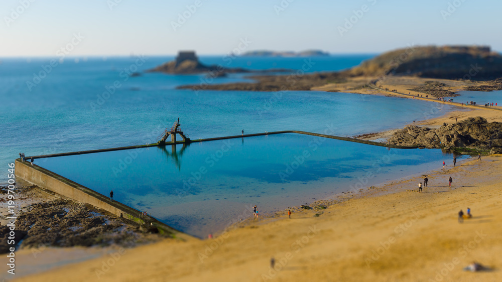Fototapeta premium Saint-Malo beach