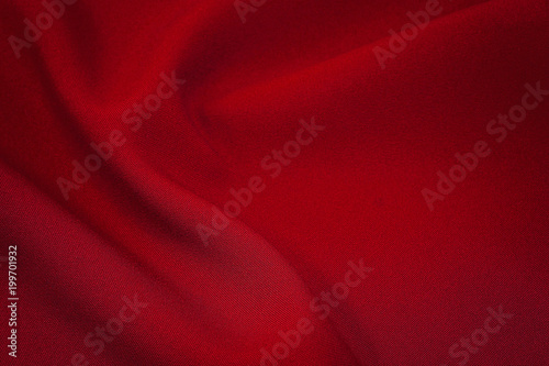 Abstract red drapery cloth, Pattern and detail grooved fabric for background and abstract