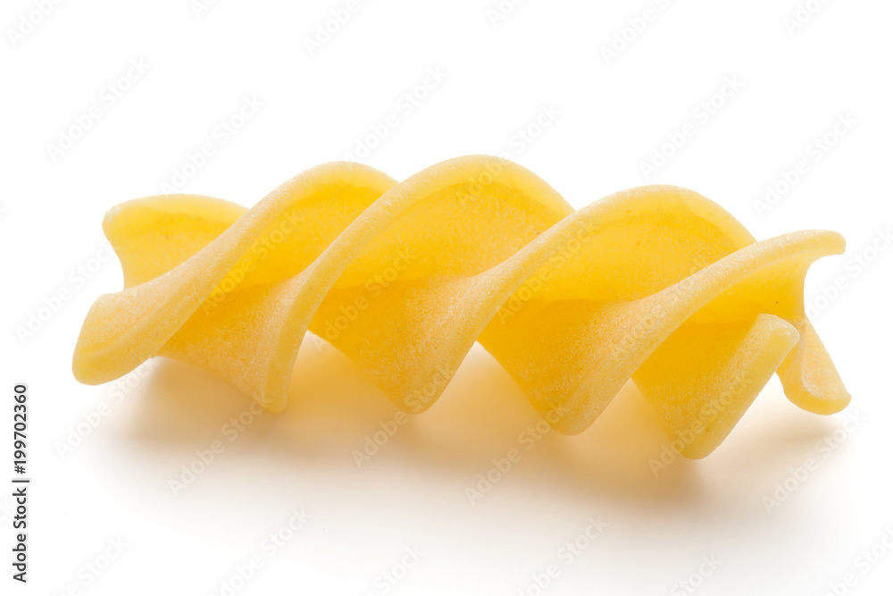 Pasta spiral isolated on the white background. Pasta spiral isolated on the white background.