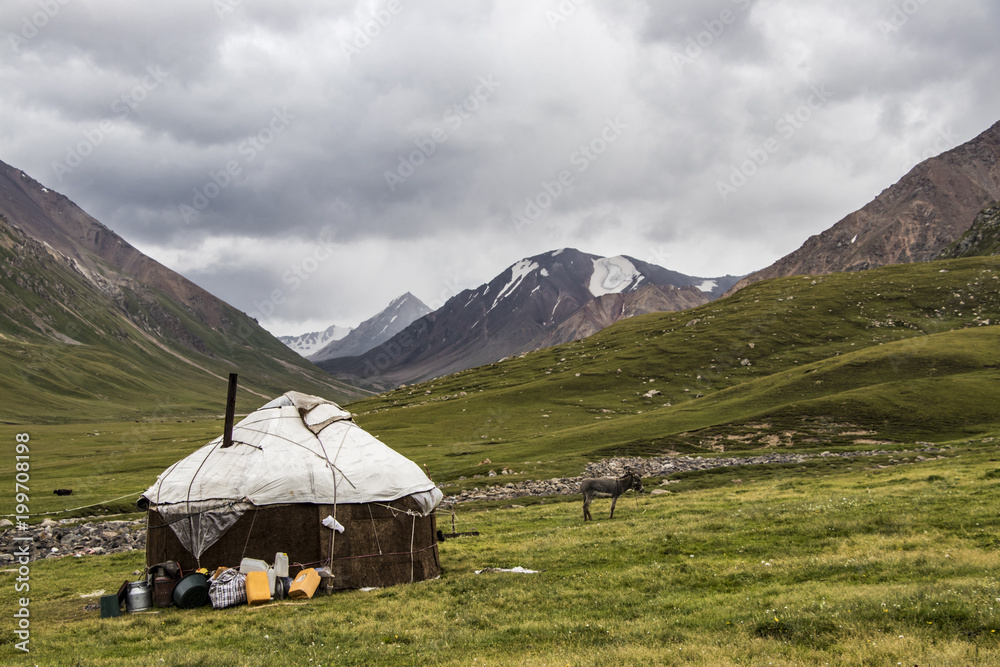 Kyrgyzstan, yurts