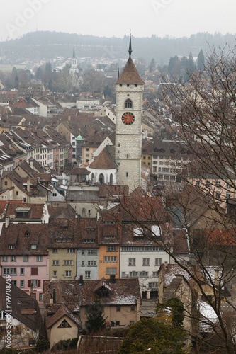 view of the city of Schaffhausen from the top