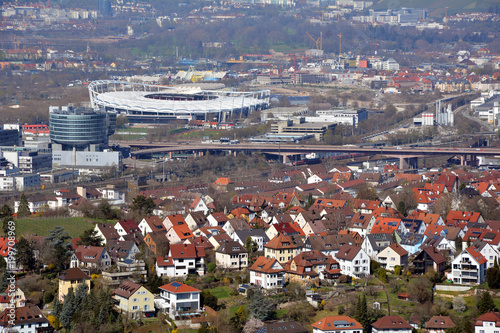 Konstfotografi Untertürkheim mit Mercedes Benz Museum & Arena