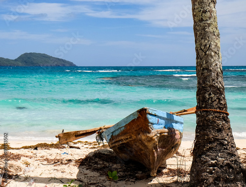 Fishing boats in the Caribbean sea © Erik