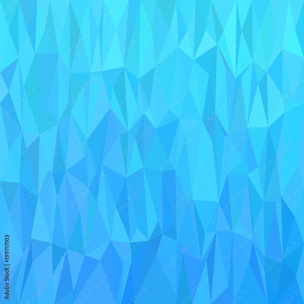 Geometric abstract triangle tile pattern background - polygon vector graphic from triangles in light blue tones Geometric abstract triangle tile pattern background - polygon vector graphic from triangles in light blue tones