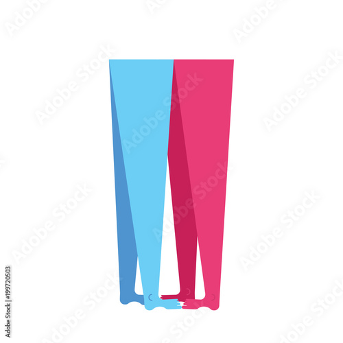 Lovers. Man and woman love. Two figures of embrace. Pleasure and passion.Romance illustration