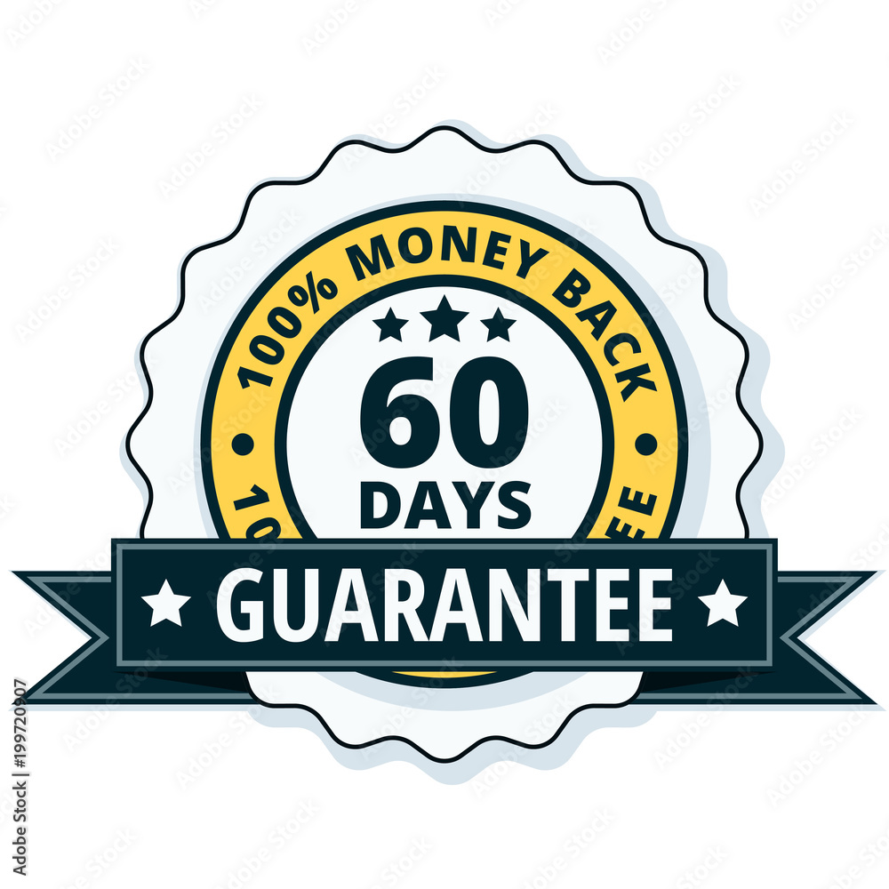 60 Days Money Back illustration 60 Days Money Back illustration