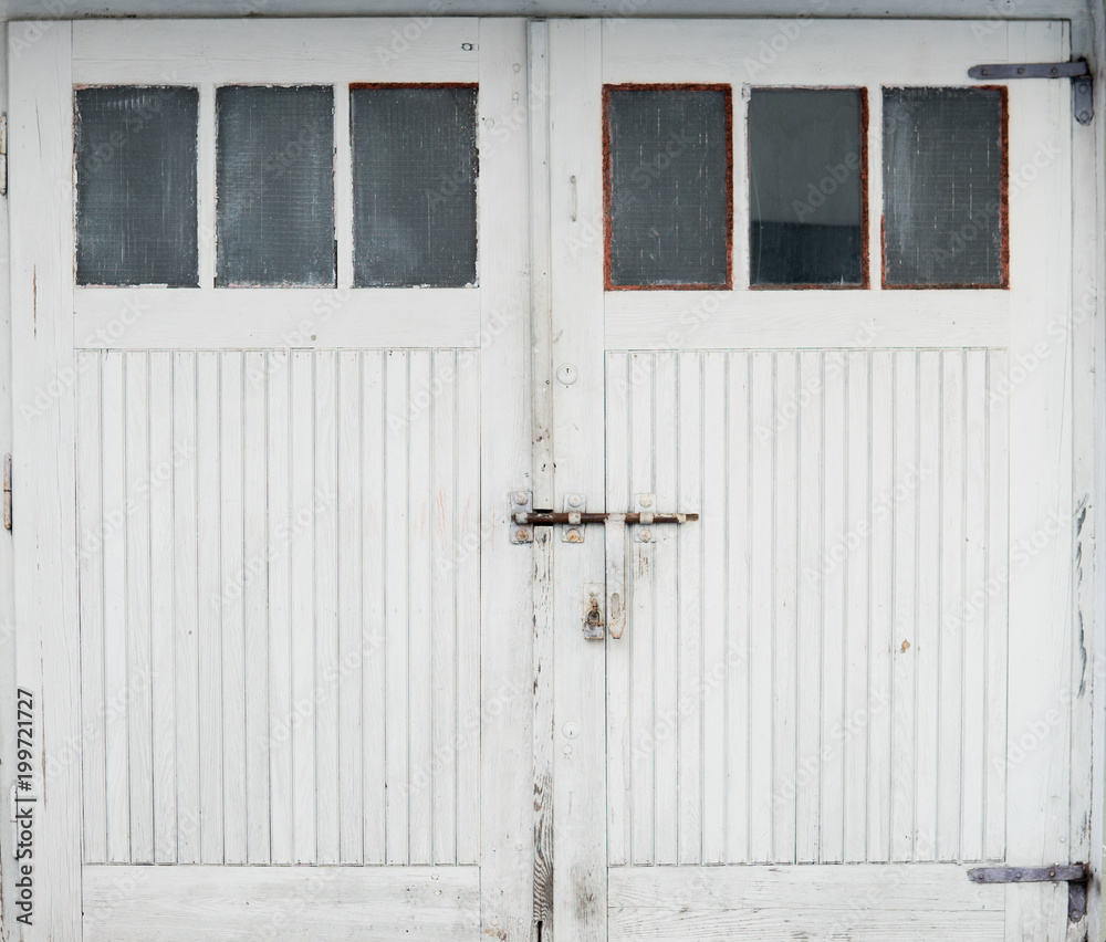 Obraz premium old garage door