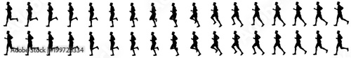 Man Run Cycle Animation Sprite Sheet  Jogging  Running 