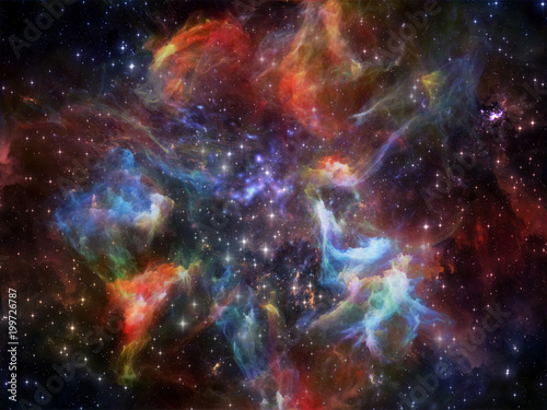 Fototapeta Naklejka Na Ścianę i Meble -  Inner Life of Nebula