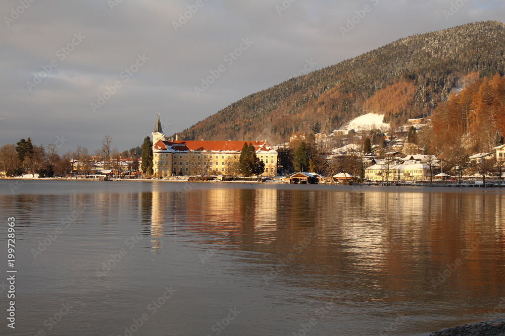 Obraz premium Winter am Tegernsee VI