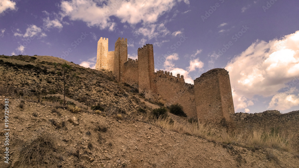 Castle of Albarracin in Teruel