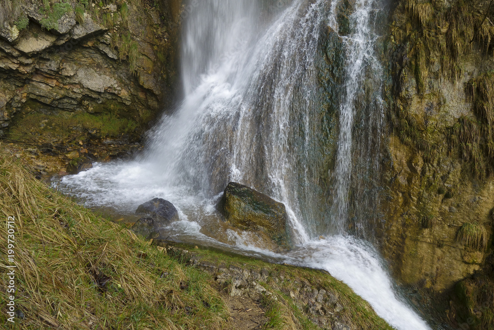 Cascade de Syratus, Mouthier-Haute-Pierre, Doubs,  Bourgogne-Franche-Comte, France