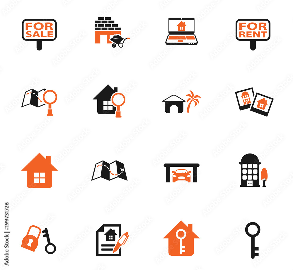 real estate icon set real estate icon set