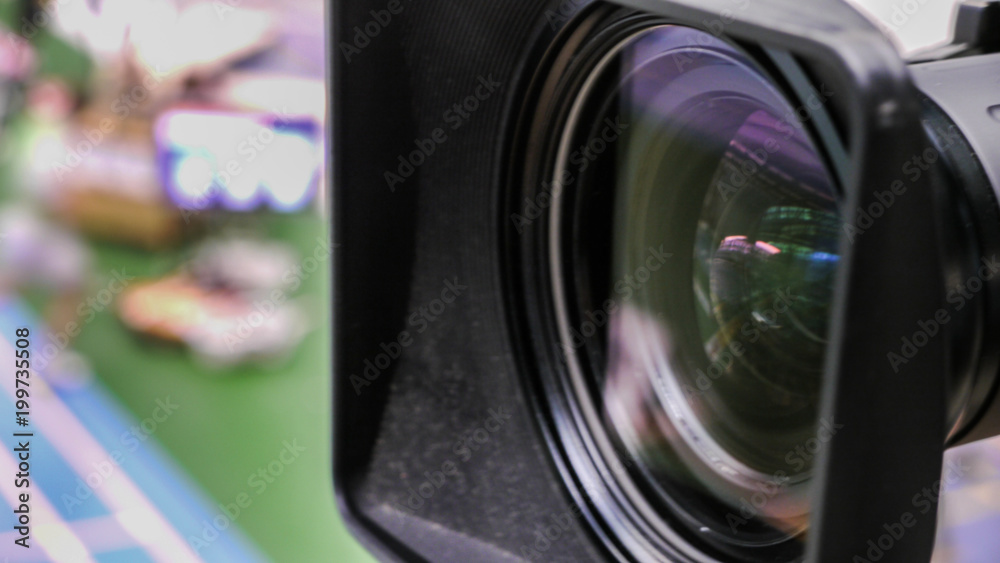 Professional Broadcast Camera Background Professional Broadcast Camera Background