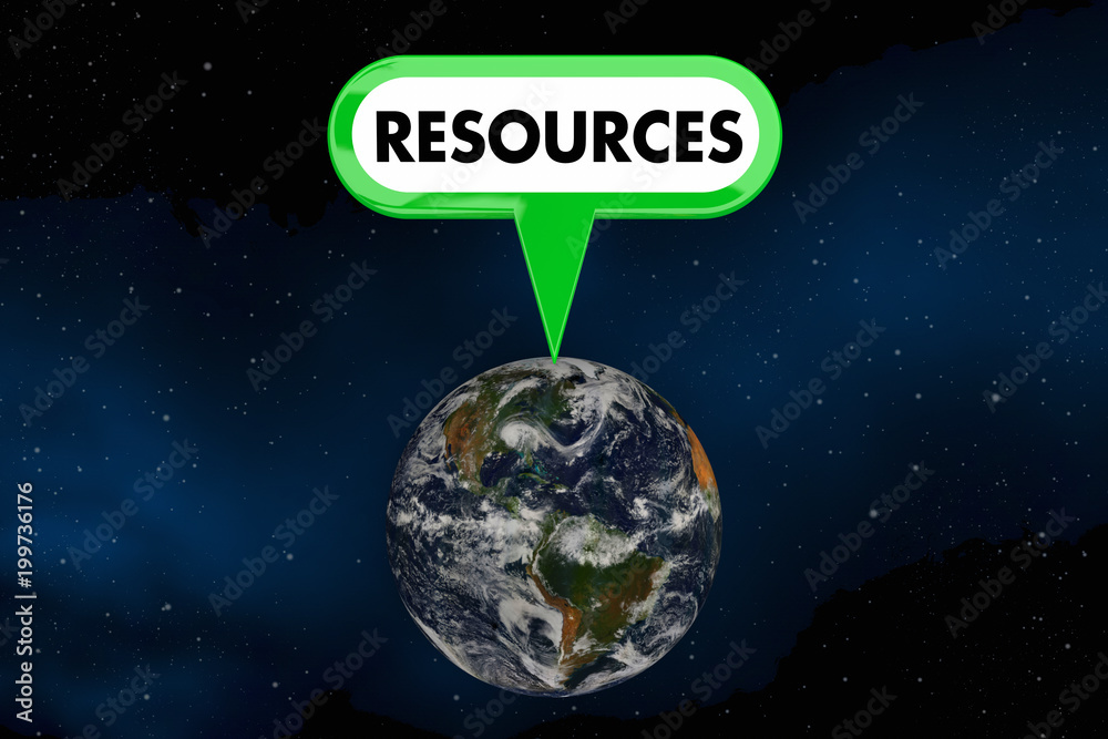 Resources Planet Earth Environmental Protection 3d Illustration Resources Planet Earth Environmental Protection 3d Illustration