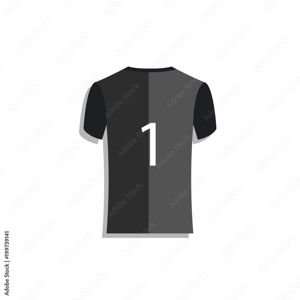 Jersey Soccer Number 1 Vector Template Design Illustration Jersey Soccer Number 1 Vector Template Design Illustration