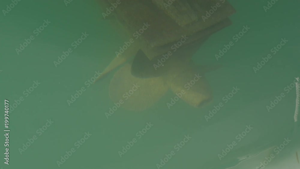 Underwater boat propeller