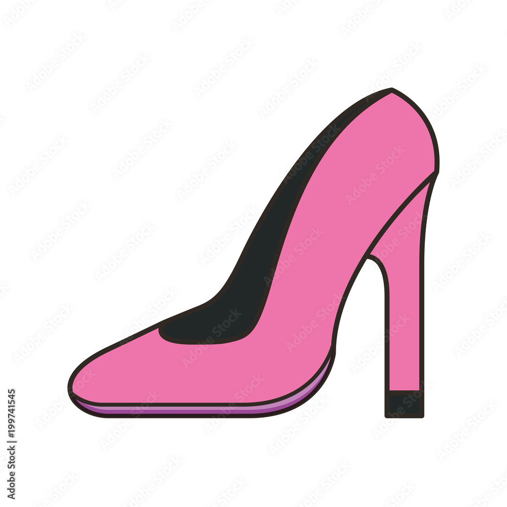 high heel shoe icon vector illustration design high heel shoe icon vector illustration design