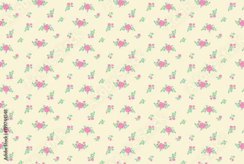 Cute Floral pattern in the small flower. 