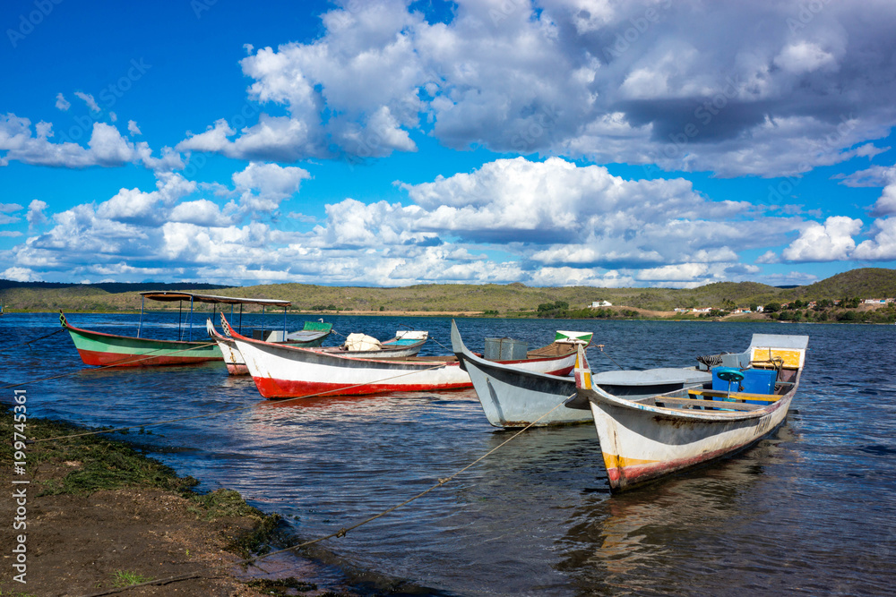boats at the lake - brazil