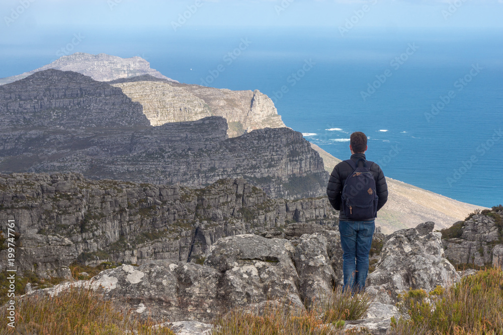 Hiking at table mountain and twelve apostoles -cape town - South africa