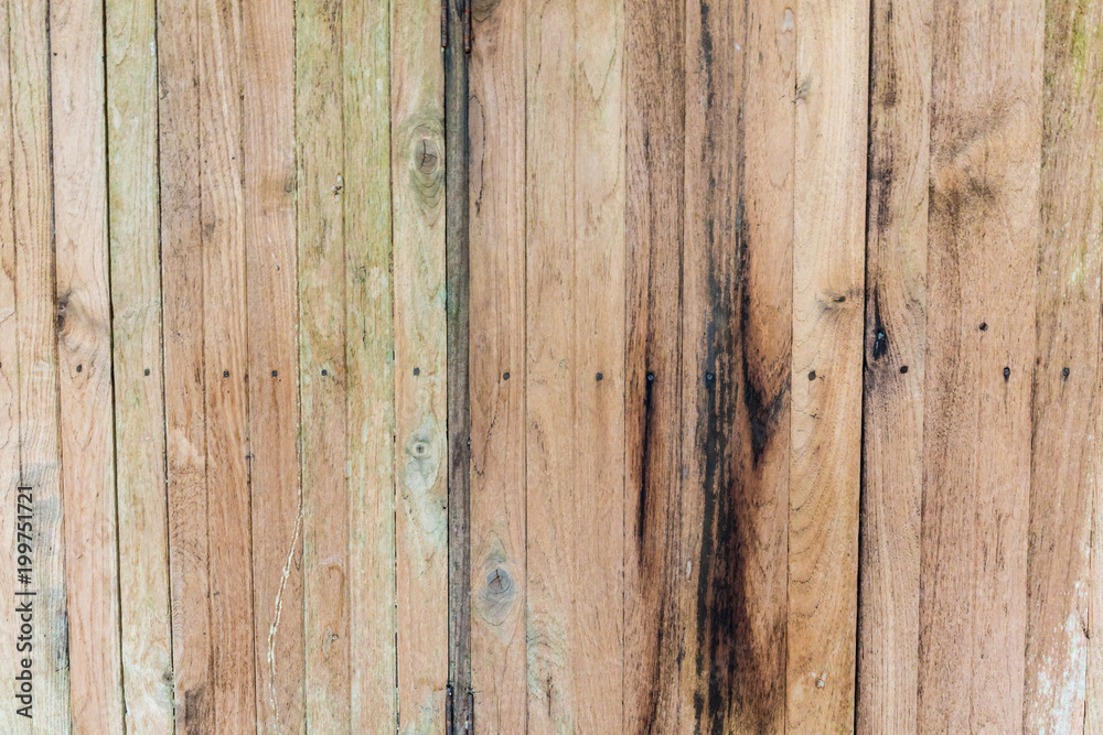 Fototapeta premium Brown wood texture sheet slide row background