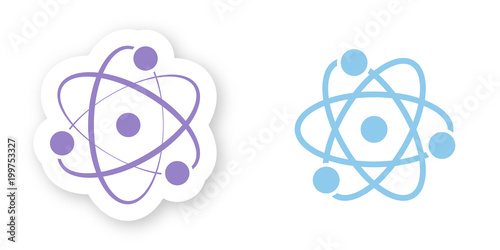 A set of two kinds of atom. The simplest elements for constructing molecular structures. 10 eps