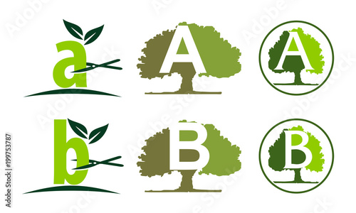 Leaf Tree Template Set