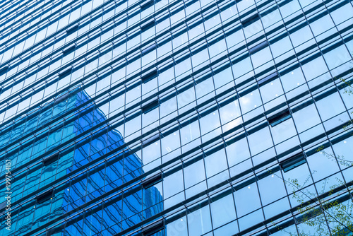 windows of business building