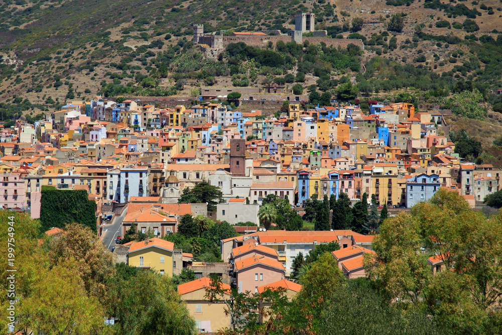 Fototapeta premium Bosa, Sardinien