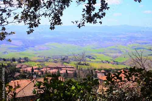 the landscape in Tuscany, Itally photo