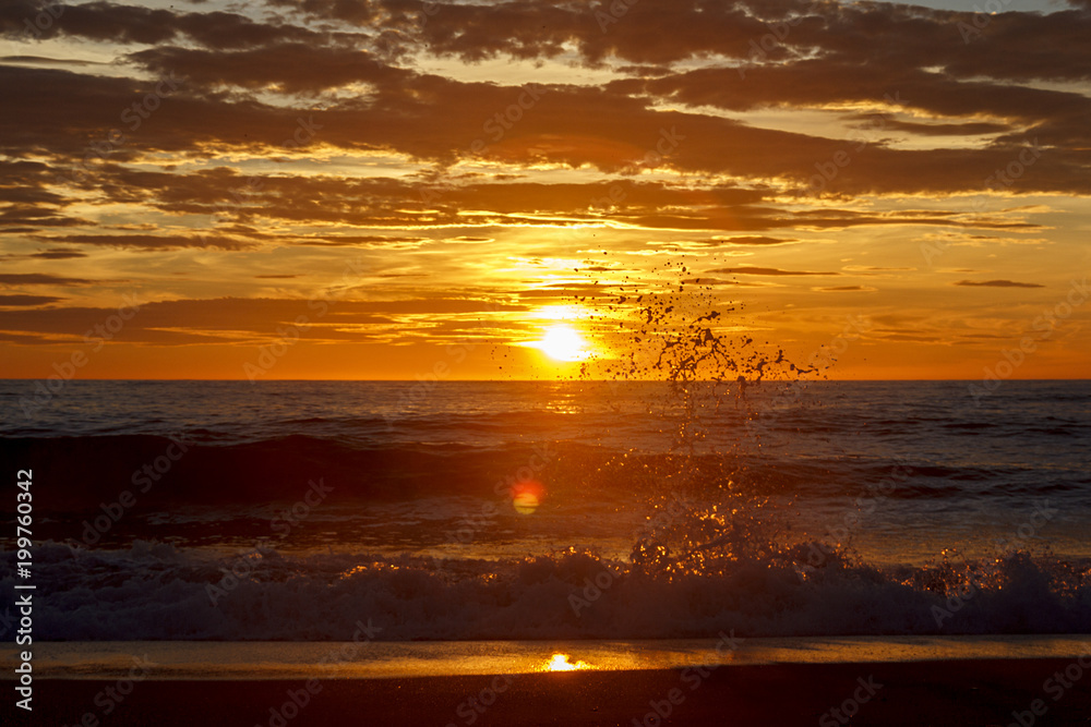 Obraz premium Puesta de sol marina