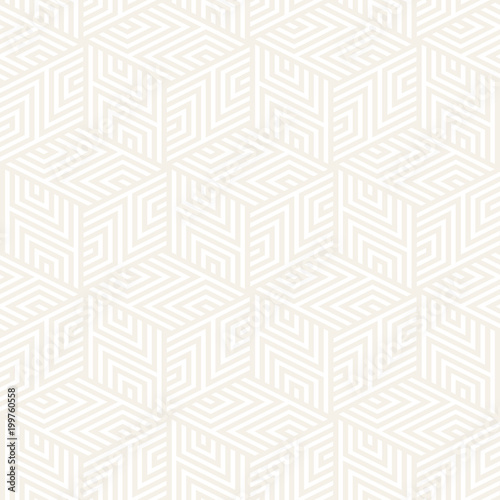 Vector seamless subtle lattice pattern. Modern stylish texture with monochrome trellis. Repeating geometric grid.