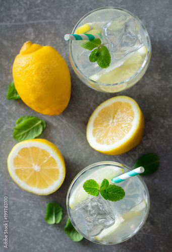 two glasses of lemonade © Pineapple studio