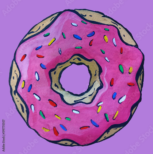 colorful donut