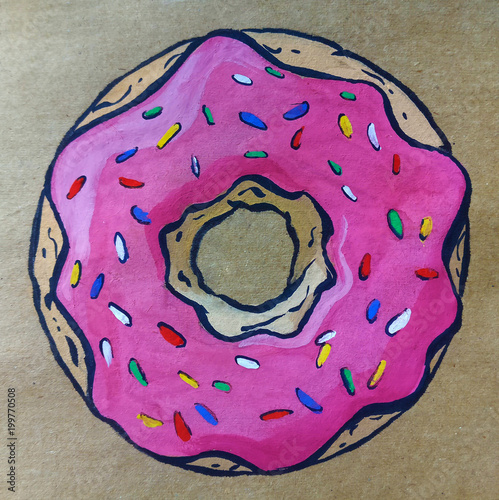 colorful donut