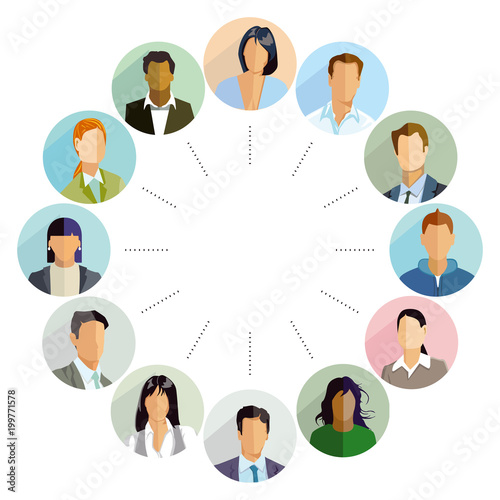 Gruppen von Kandidaten, Illustration