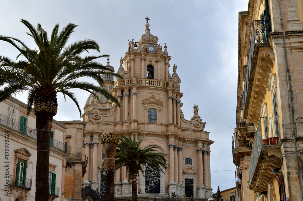 Duomo of San Giorgio Facade, Ragusa Ibla, Sicily, Italy