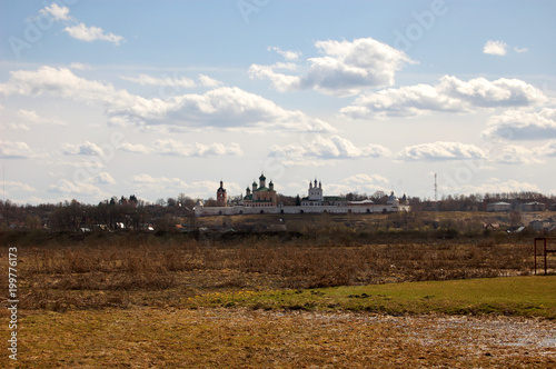 Spring, View of the city Pereslavl-Zalessky Russia photo