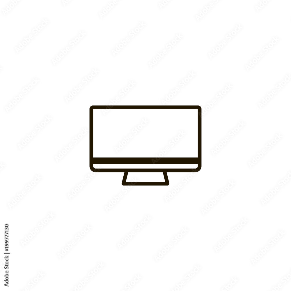 monitor icon. sign design monitor icon. sign design