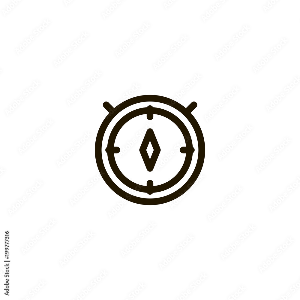 compass icon. sign design