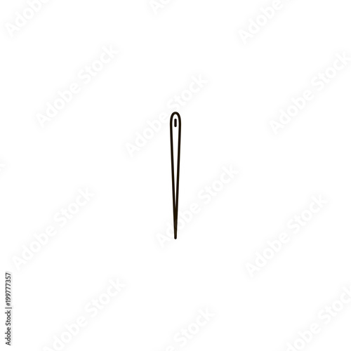 needle icon. sign design