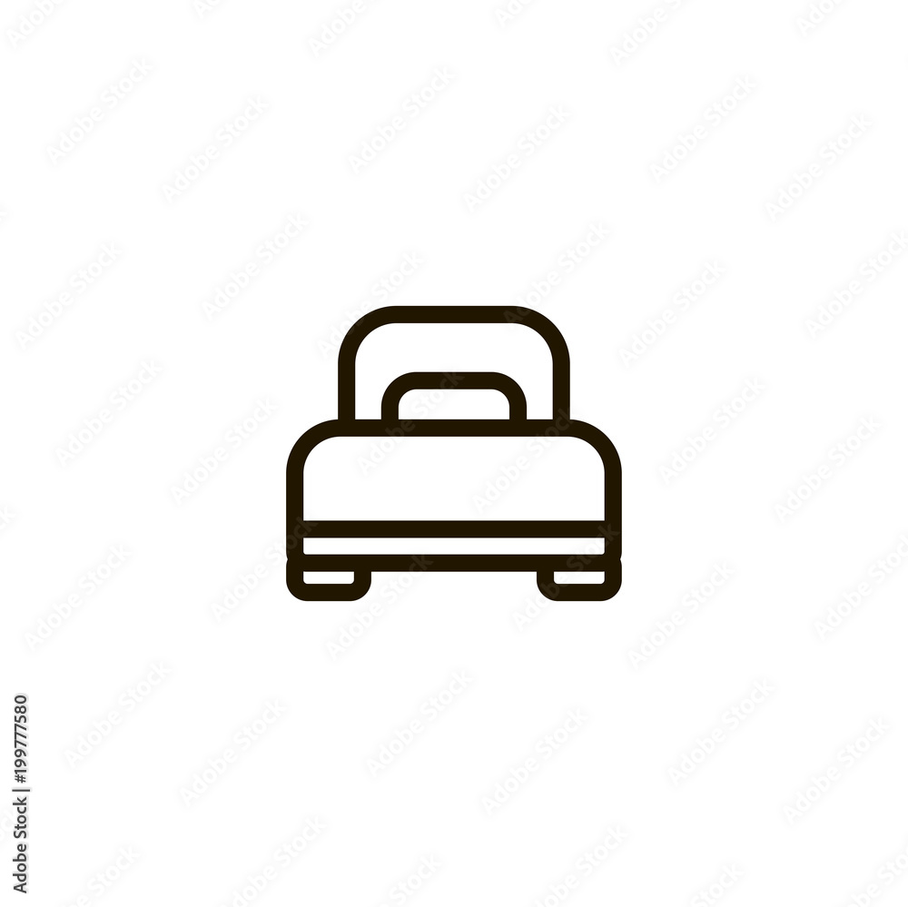 bed icon. sign design bed icon. sign design