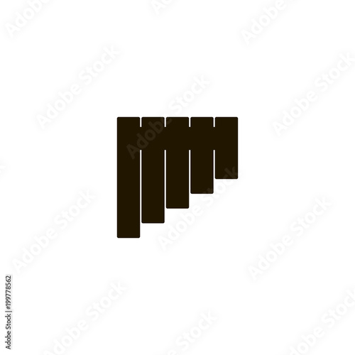 musical instrument icon. sign design photo