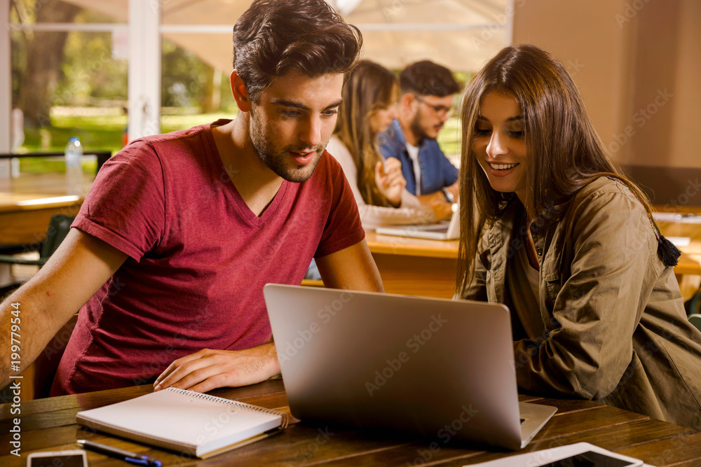 We love studying together