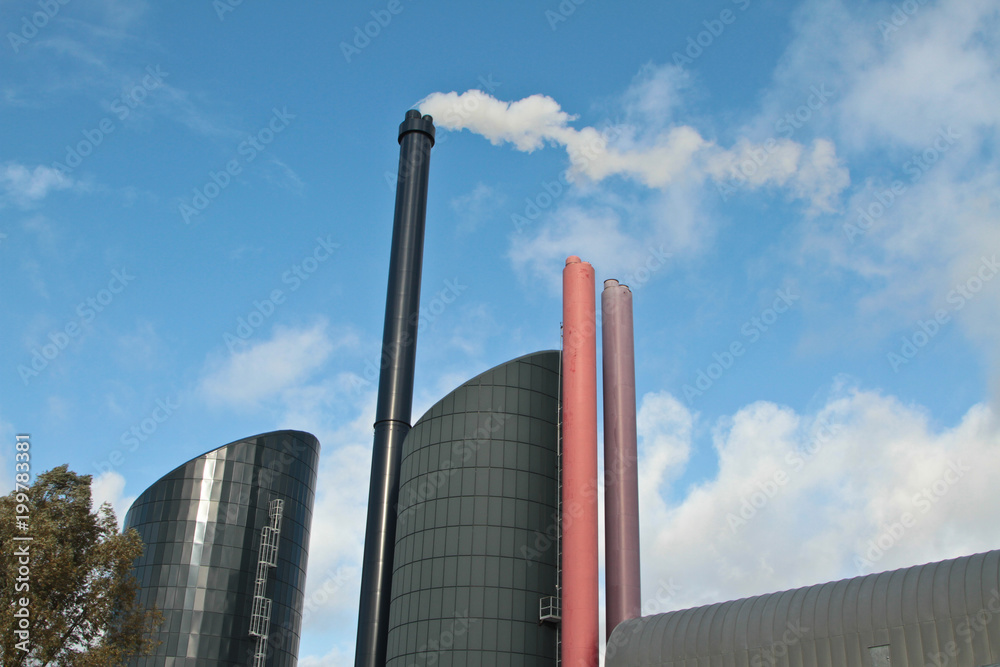 District heating plant in denmark