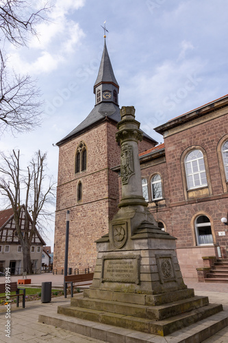 Glockenturm der ehemaligen Martinikirche in Blomberg, Nordrhein-Westfalen photo