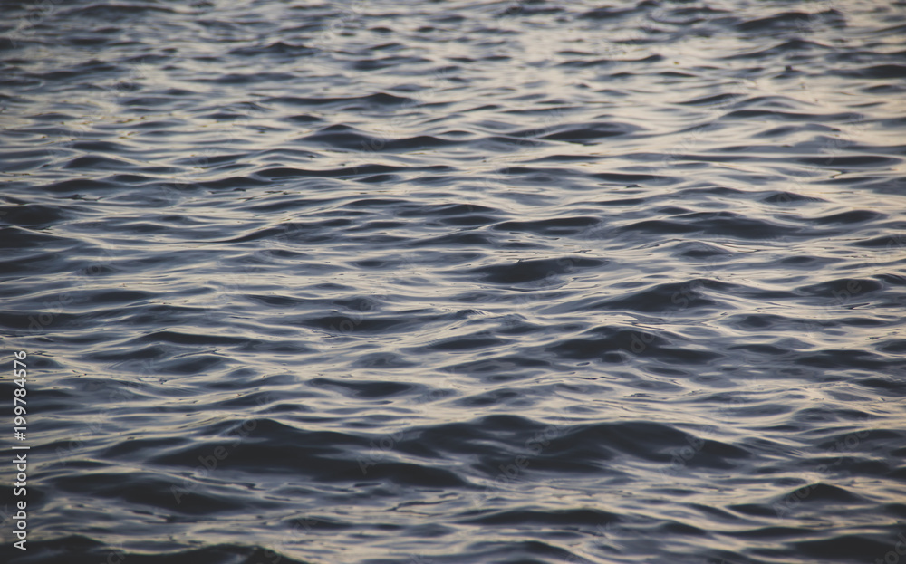 Sea ripple with evening light Sea ripple with evening light