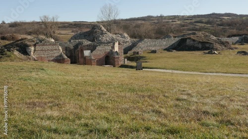 Ancient Felix Romuliana built by Roman Emperor Galerius. The construction started in 298 AD  photo